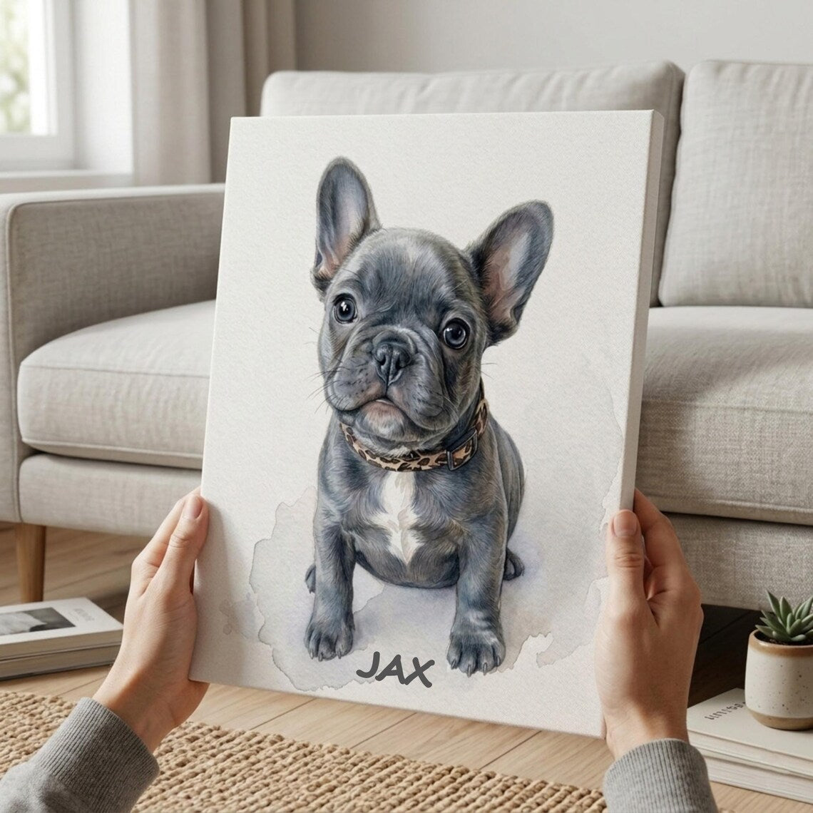 Custom Watercolor Pet Portrait