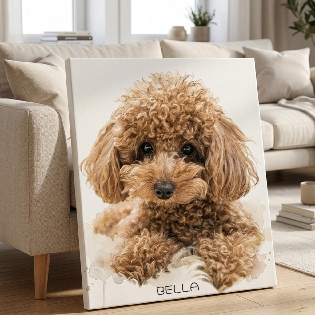 Custom Watercolor Pet Portrait