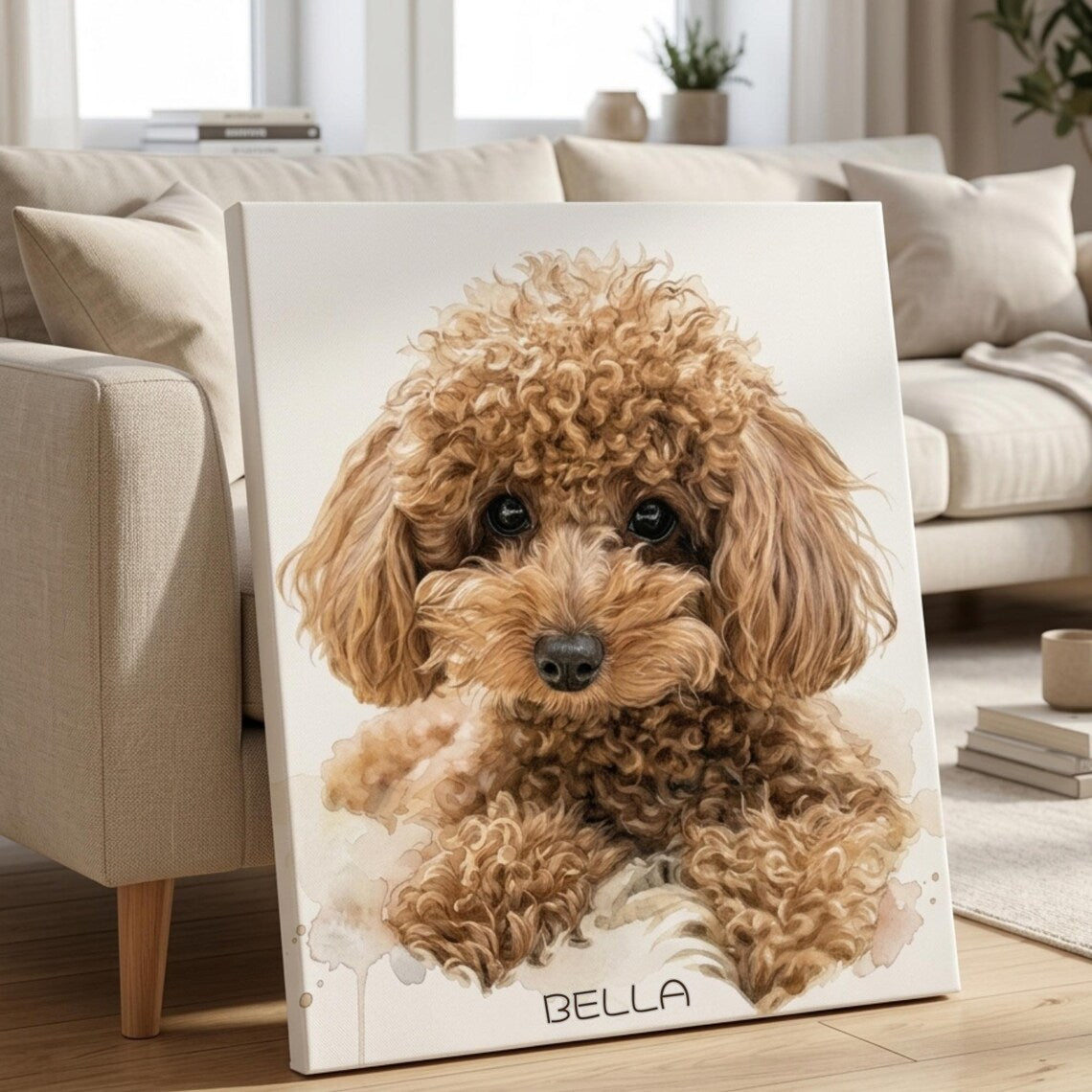 Custom Watercolor Pet Portrait